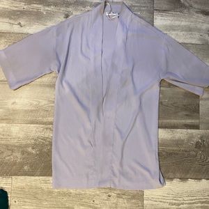Lavender kimono style cover up